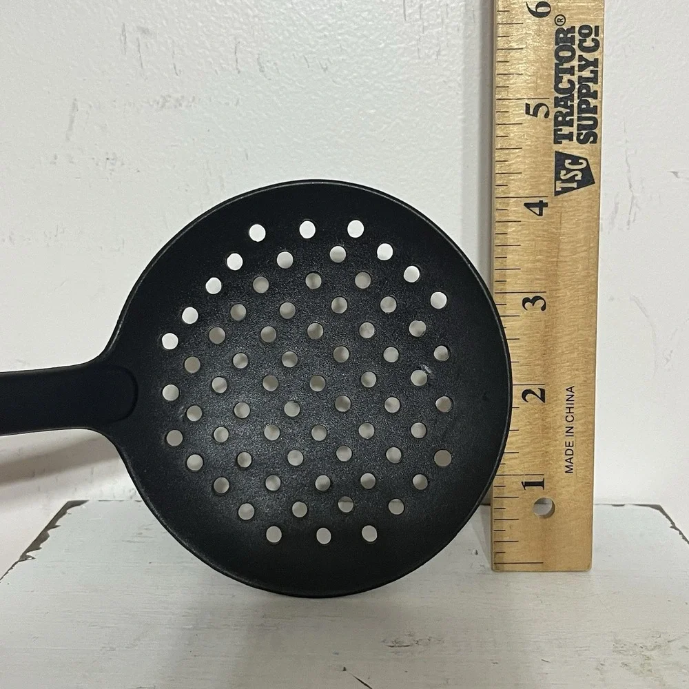Ekco‎ SoftWorks Skimmer Spoon Silicone and Nylon Black & White